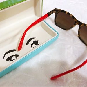 Kate Spade Sunglasses HAVANA RED 53 mm